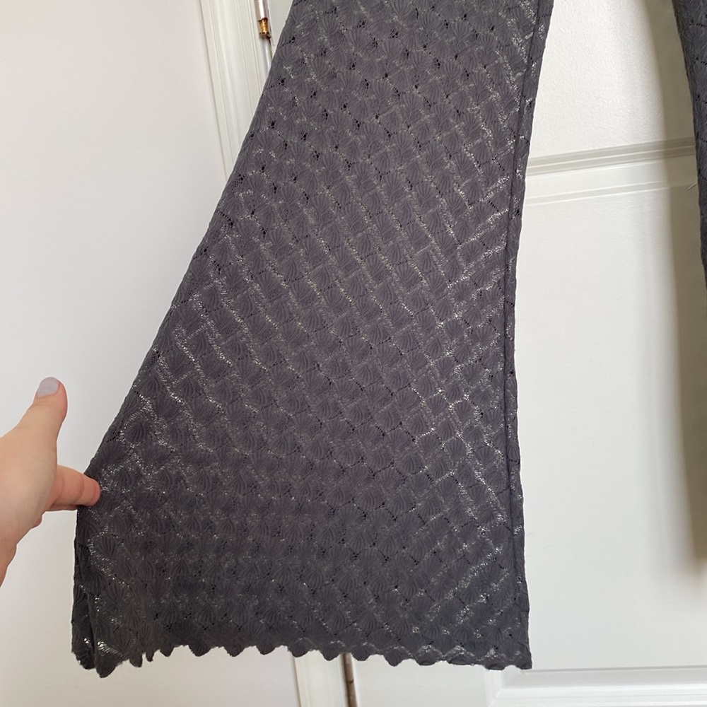 Free People Crochet Flare Pants - Picture 4 of 10